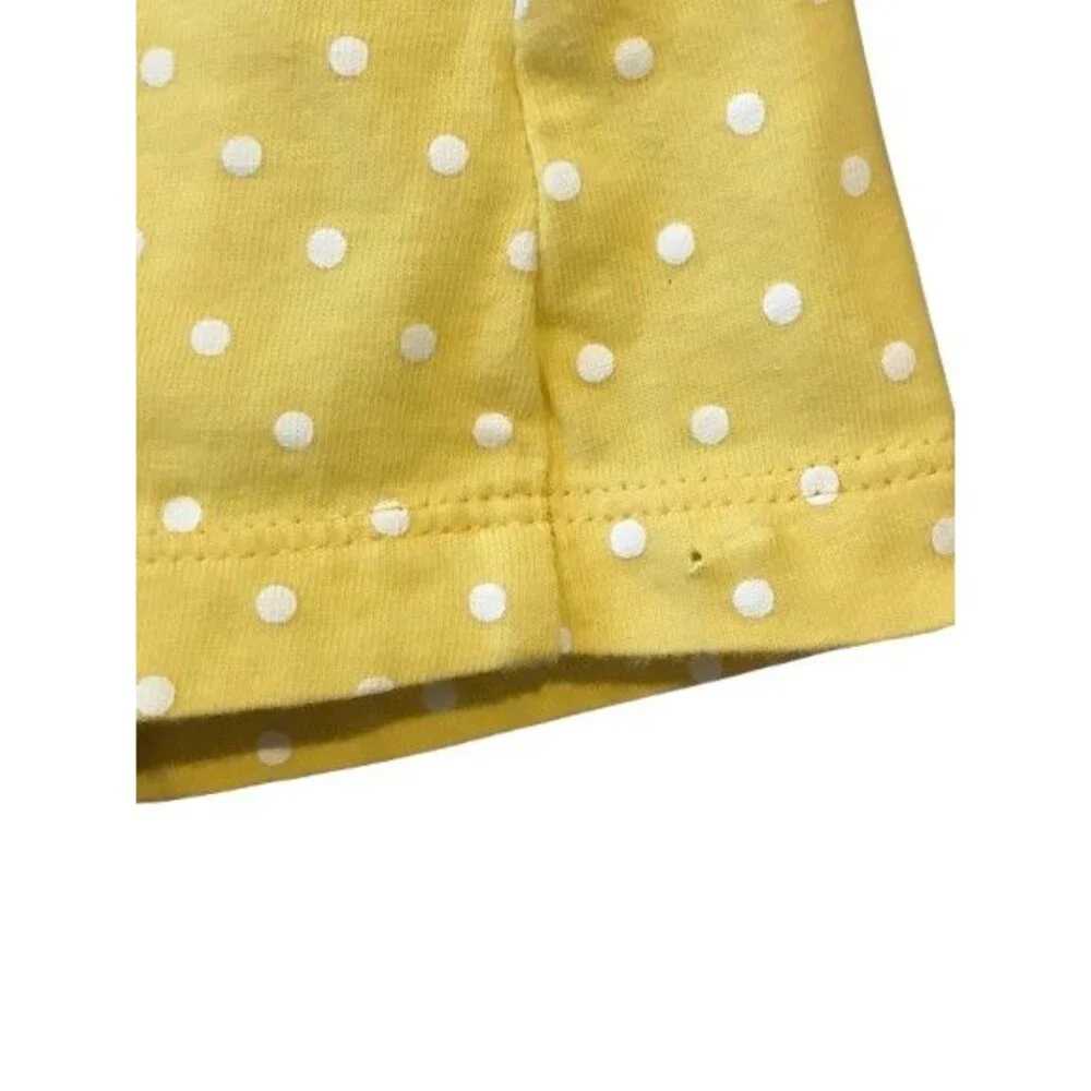 Girl's 12 Month Carter's One piece bodysuit w/ dress Yellow w/ Flamingos